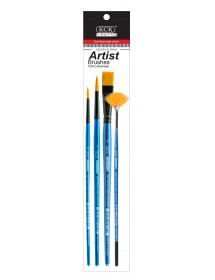 KCK PREMIUM NYLON SHORT HANDLE ARTIST BRUSH - BR SH09